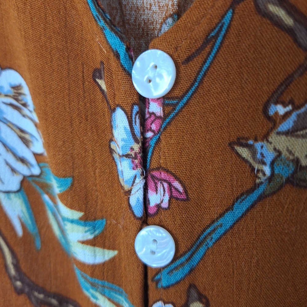 Dress Cottagecore Maxi Floral Boho Bohemian Short Sleeve Resortwear Plus 4XL - Picture 12 of 16